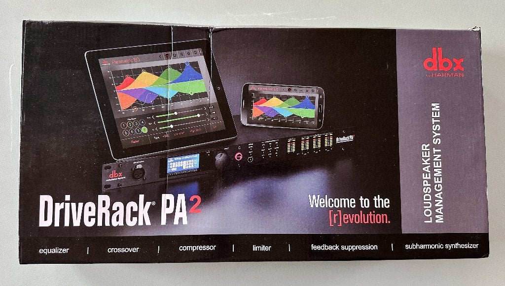 DBX DriveRack PA2 professional speaker processor - nieuw!, Verzenden, Nieuw, Audio
