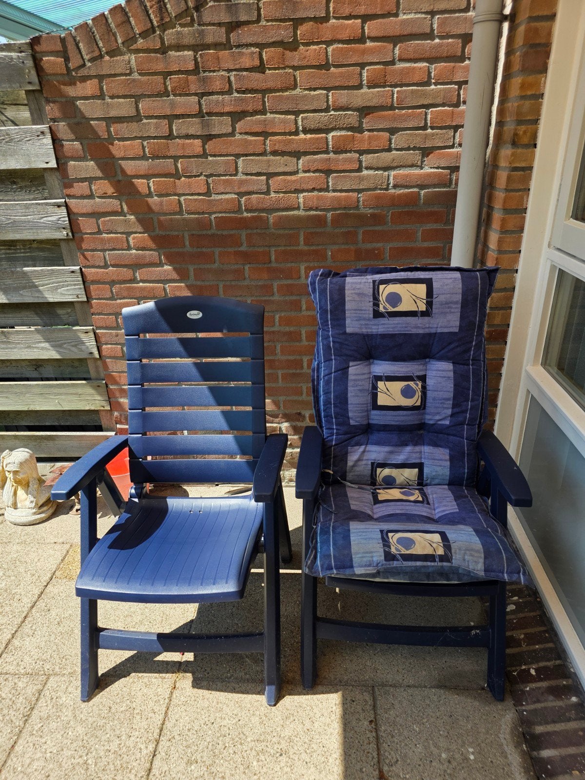 4 Hartman standensoelen met dikke kussens zgan, Ophalen, Zo goed als nieuw, Kunststof