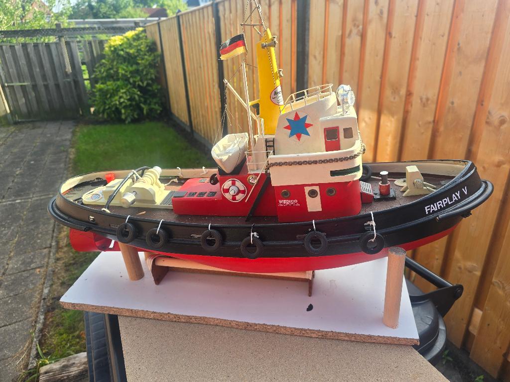 rc modelbouw boot Fairplay, Ophalen, Gebruikt