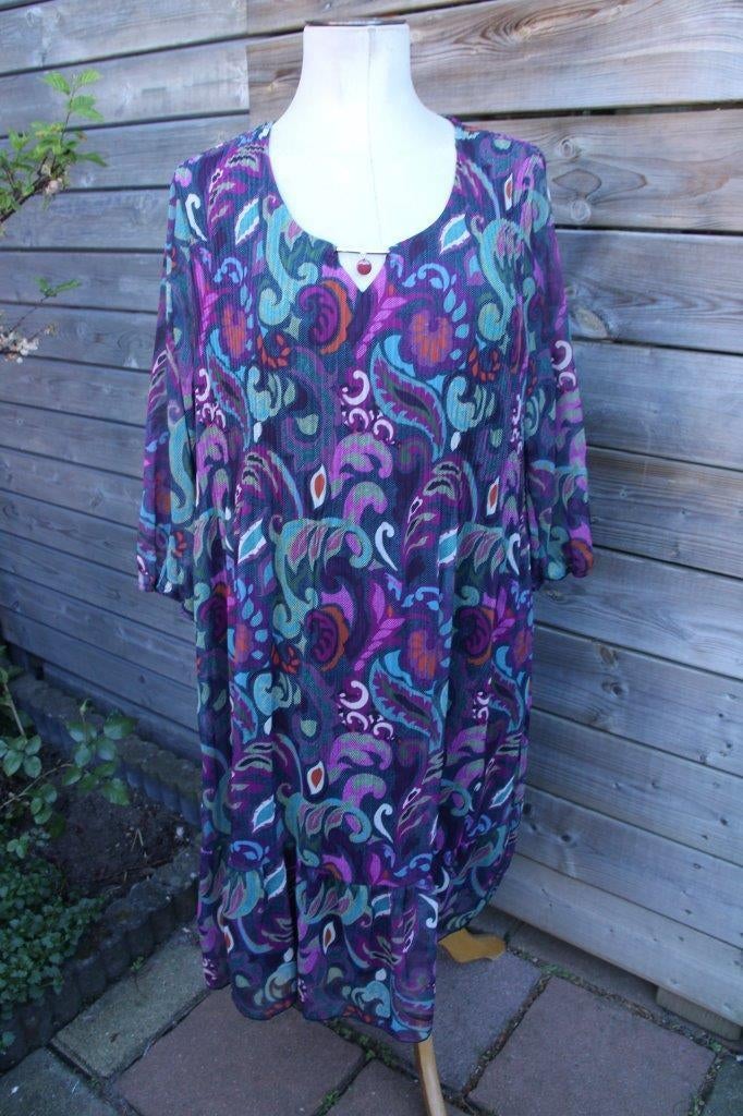Jurk gekleurd Paprika mt t3 (48) Vaste prijs, Overige kleuren, Maat 46/48 (XL) of groter, Ophalen of Verzenden, Zo goed als nieuw