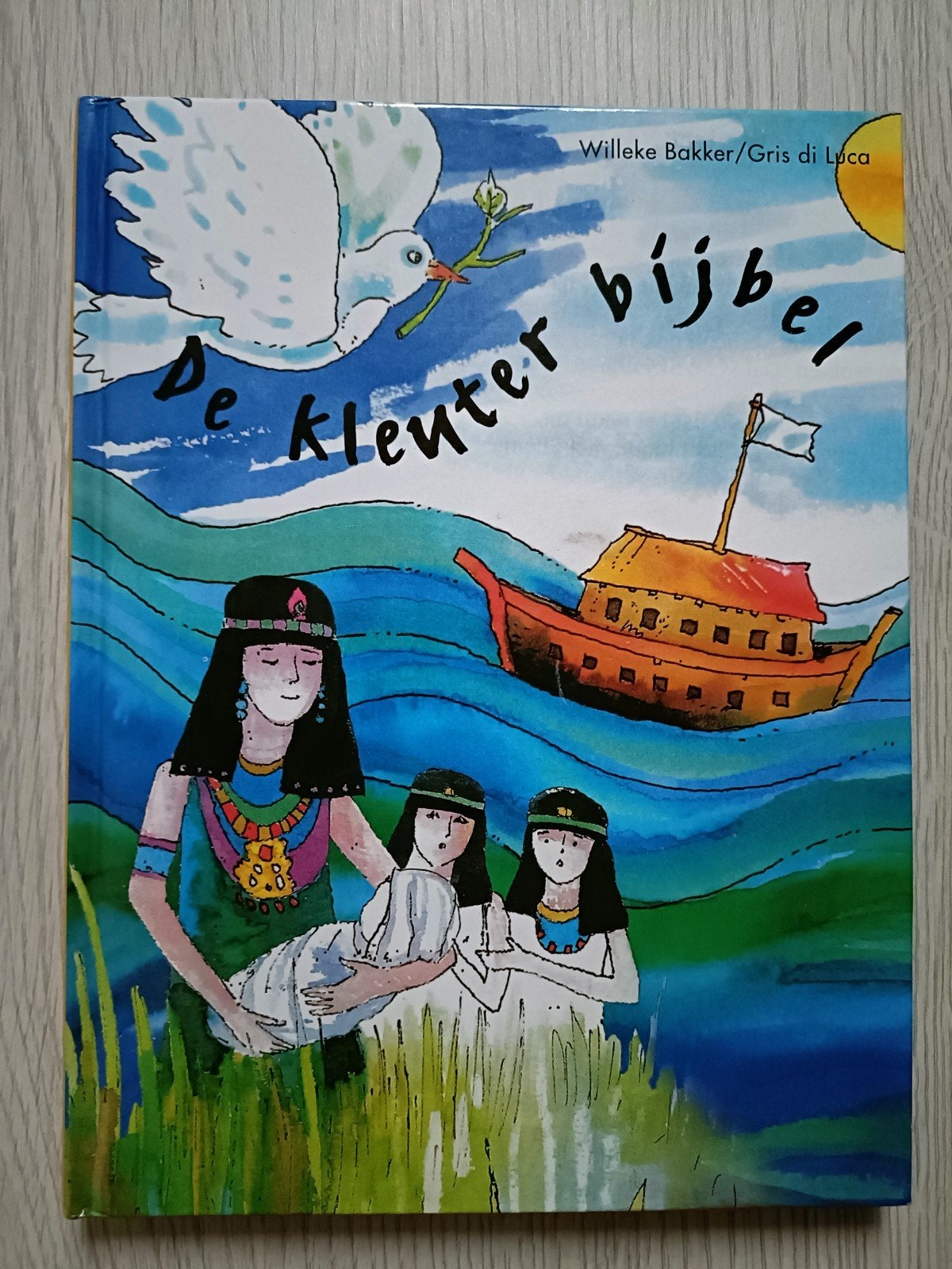 De kleuterbijbel - Willeke Bakker/Gris di Luca, Ophalen of Verzenden, Zo goed als nieuw, Willeke Bakker/Gris di Luca, 2 tot 3 jaar