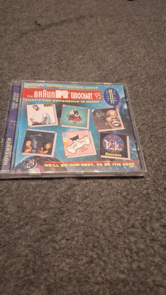 Braun MTV Eurochart '95 CD - Originele Artiesten, Ophalen of Verzenden, 1990 - 1999, Gebruikt