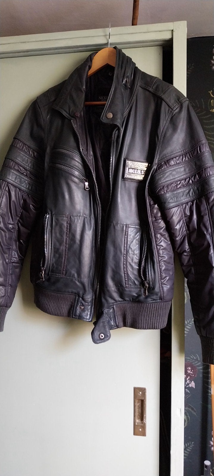 Nickelson Jas Zwart met Lamsleer - Maat L, Kleding | Heren, Maat 52/54 (L), Zwart, Nickelson, Nieuw