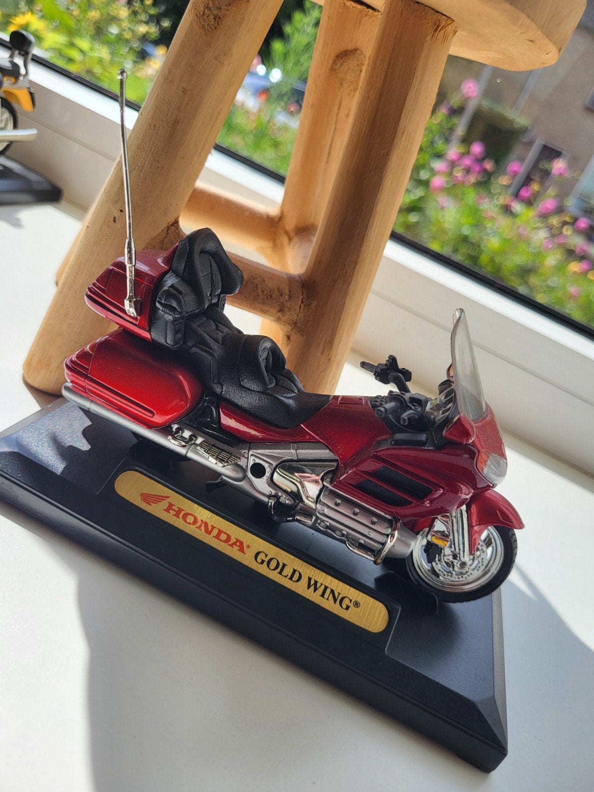 Honda Gold Wing modelmotorfiets - Rood, Ophalen of Verzenden, Zo goed als nieuw