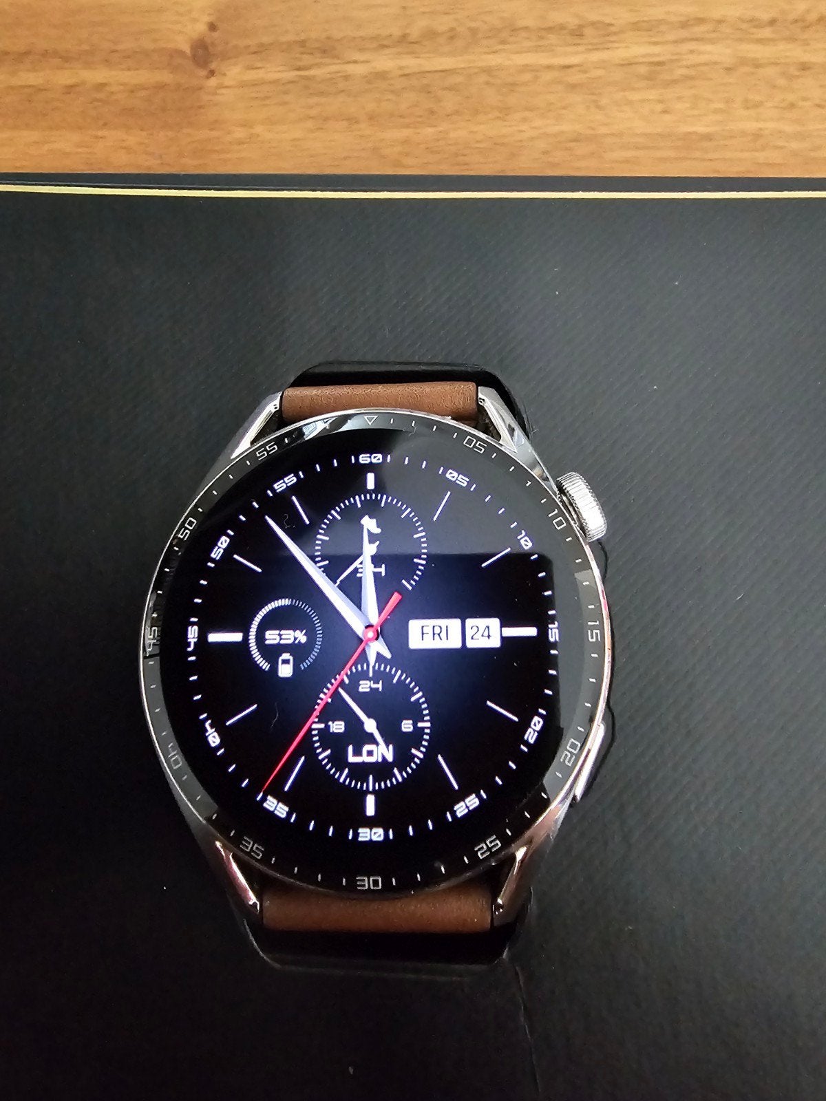 Huawei GT3 Smartwatch, Ophalen, Zwart, Zo goed als nieuw, Waterdicht