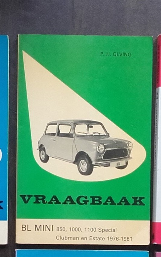 diverse vraagbaken oldtimers Volvo BL Mini enz., Auto diversen, Handleidingen en Instructieboekjes, Ophalen of Verzenden