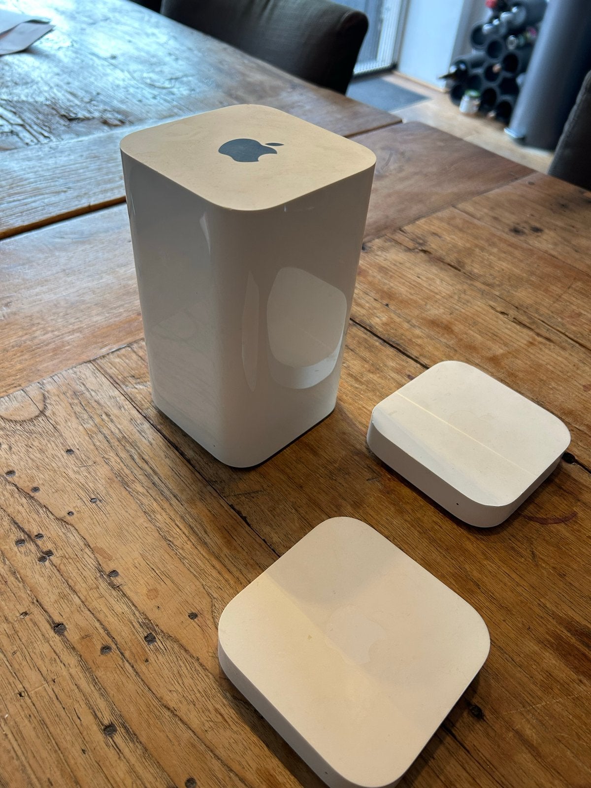 Apple AirPort Time Capsule 2TB & 2x AirPort Express, Computers en Software, Ophalen, Gebruikt, Router