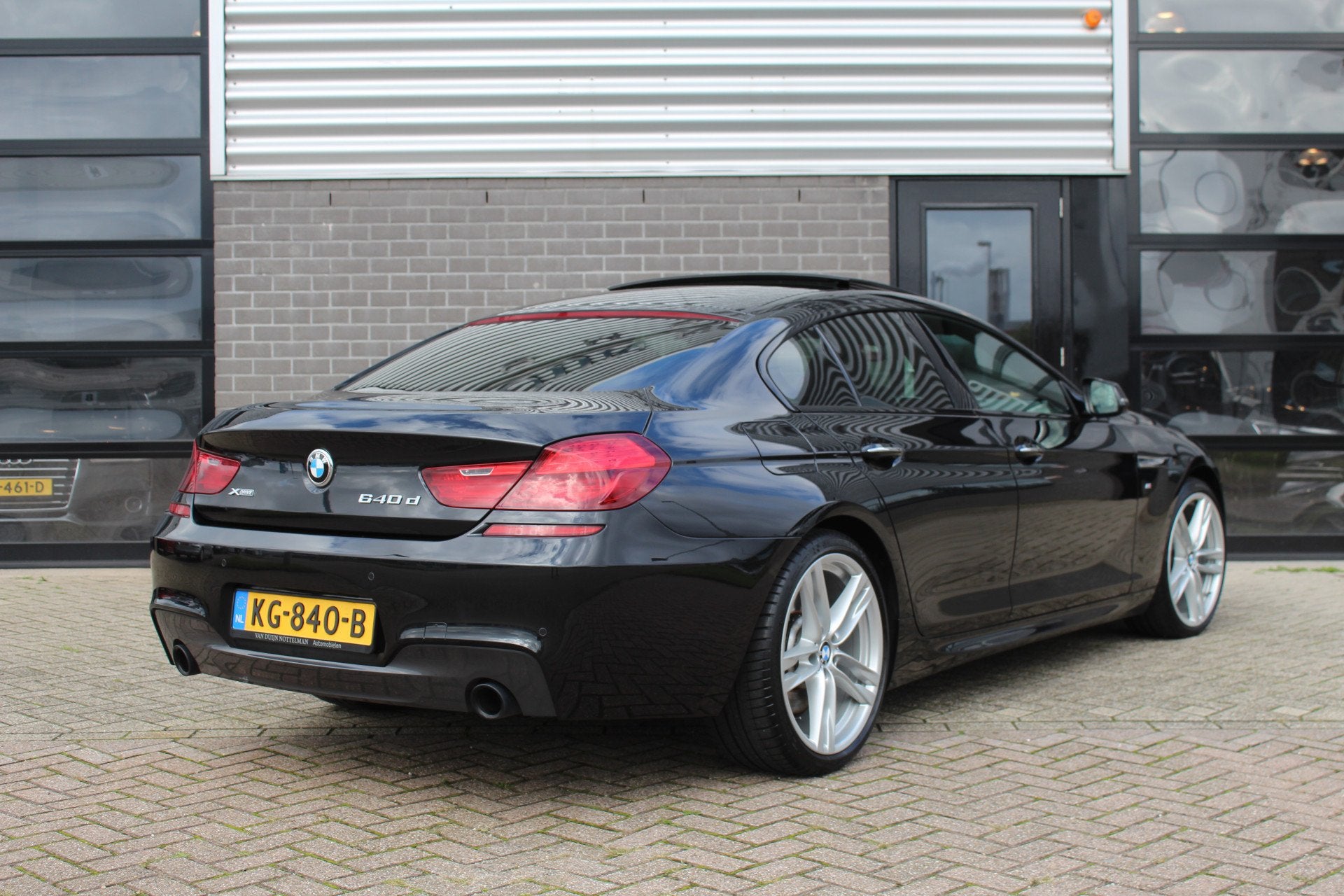 BMW 6 Serie Gran Coupé 640xd High Executive M Sport / Keyle, Auto's, Automaat, 2993 cc, Met garantie (alle), Zwart