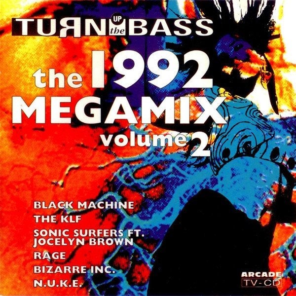 C.D. (1992) : Turn Up the Bass - MEGAMIX 1992 volume 2, Gebruikt, Inclusief doosje, Dance, Ophalen of Verzenden