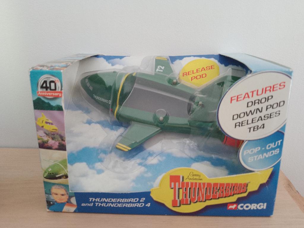 Thunderbird 2 Corgi, Ophalen of Verzenden, Zo goed als nieuw, Tv, Beeldje, Replica of Model
