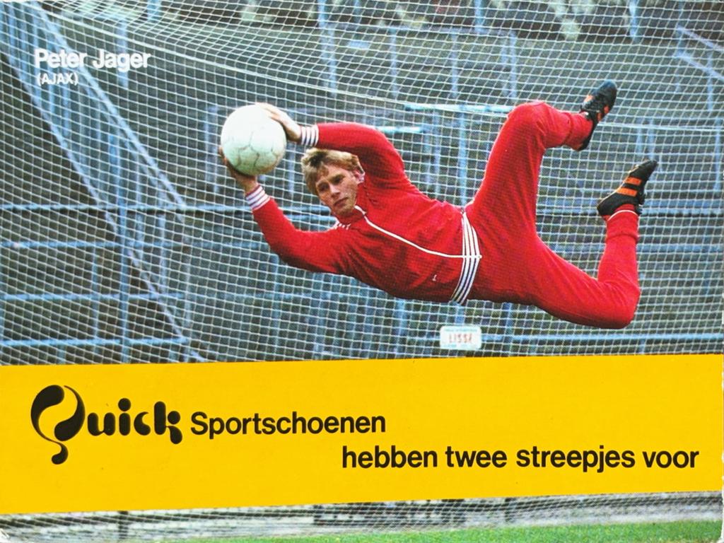 Spelerskaart Peter Jager - AFC Ajax Amsterdam, Ophalen of Verzenden, Zo goed als nieuw, Ajax, Spelerskaart