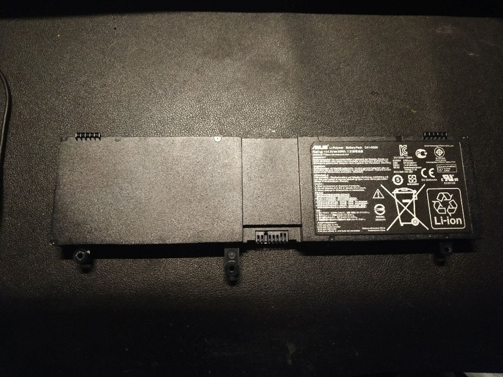 ASUS C41-N550 Laptop Batterij, Ophalen of Verzenden, Gebruikt, ASUS