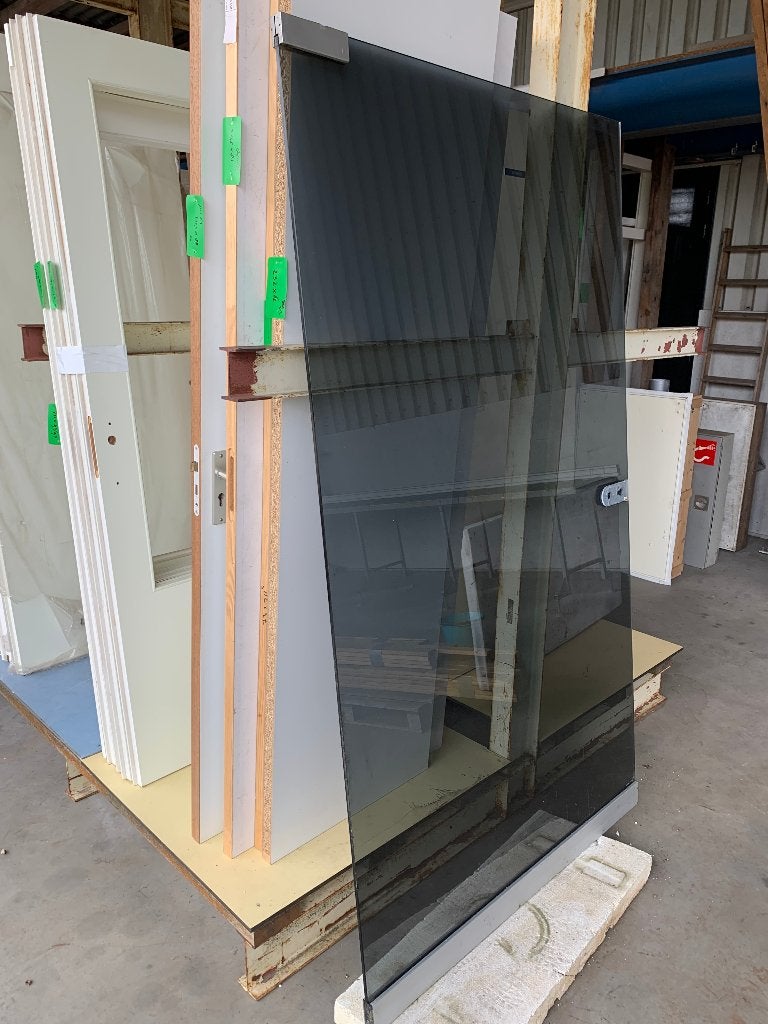 Twee glasdeur deur glaspaneel buitendeur taatsdeur ( 904 ), Doe-het-zelf en Verbouw, Ophalen, Gebruikt, 120 cm of meer, Nb
