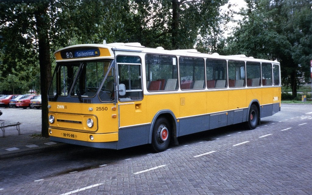 Busfoto MB 200 2550 zwn schiedam, Ophalen of Verzenden, Voor 1920, Zuid-Holland