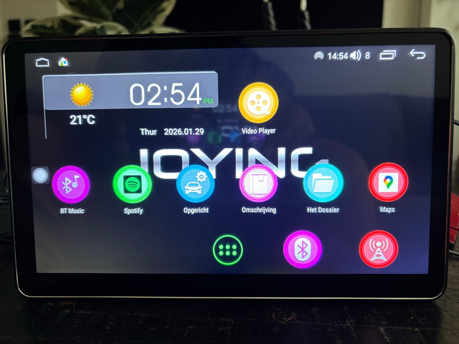 Joying Android Autoradio 10.1 inch met Navigatie, Auto diversen, Autoradio's, Nieuw, Ophalen