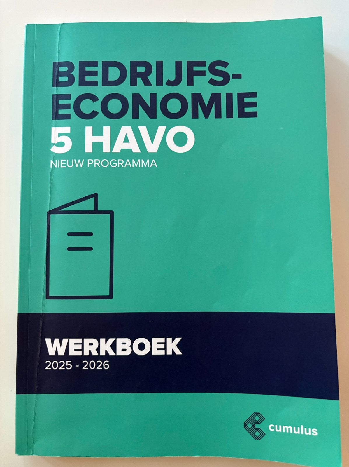 havo 5 bedrijfseconomie werkboek 25-26, Boeken, Ophalen of Verzenden, HAVO, Bedrijfseconomie of M&O