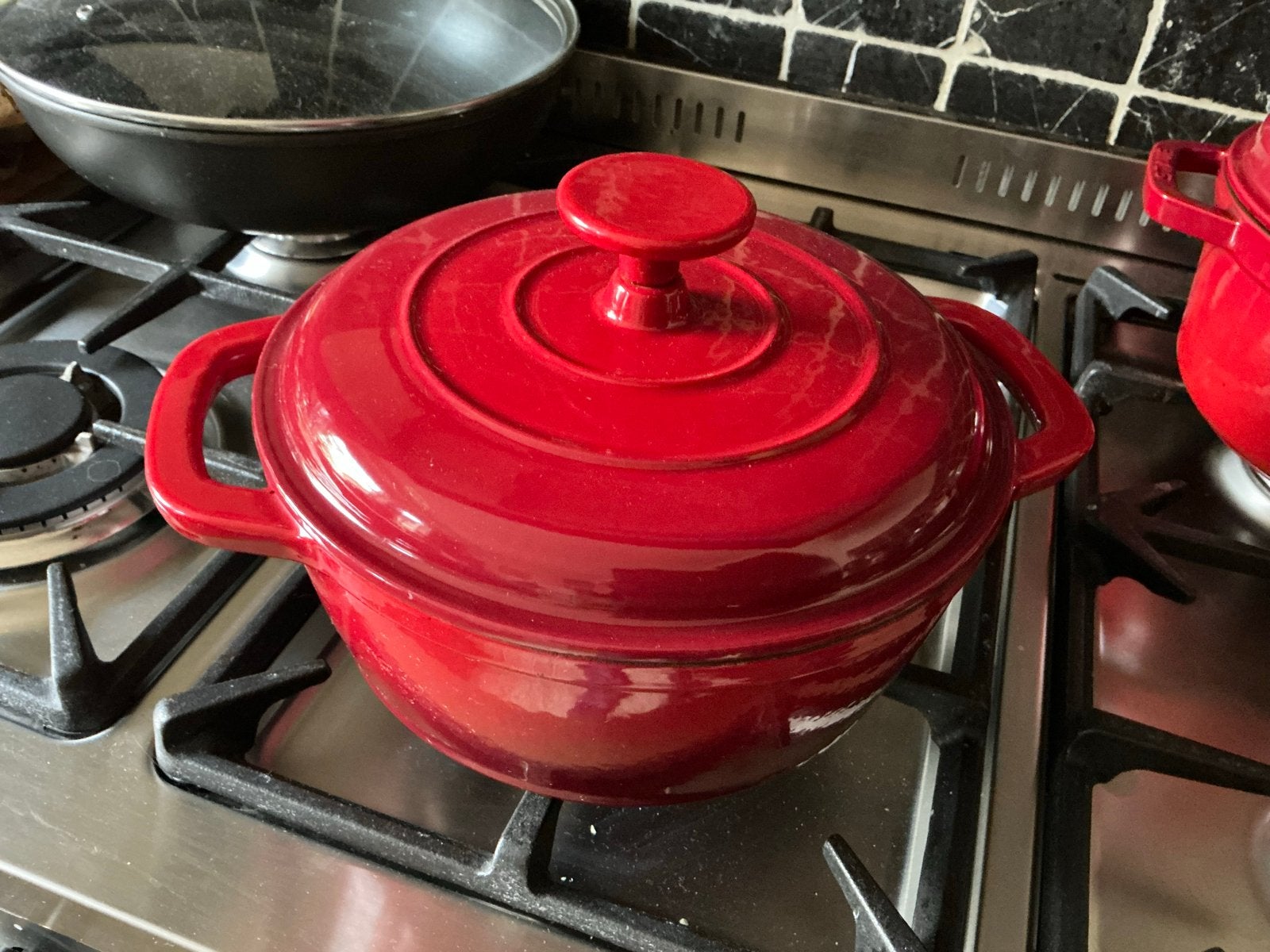 Ernesto Gietijzeren Braadpan 2.8L , dutch oven (zuurdesem), Ophalen of Verzenden, Geschikt voor inductie, Braadpan, Gietijzer