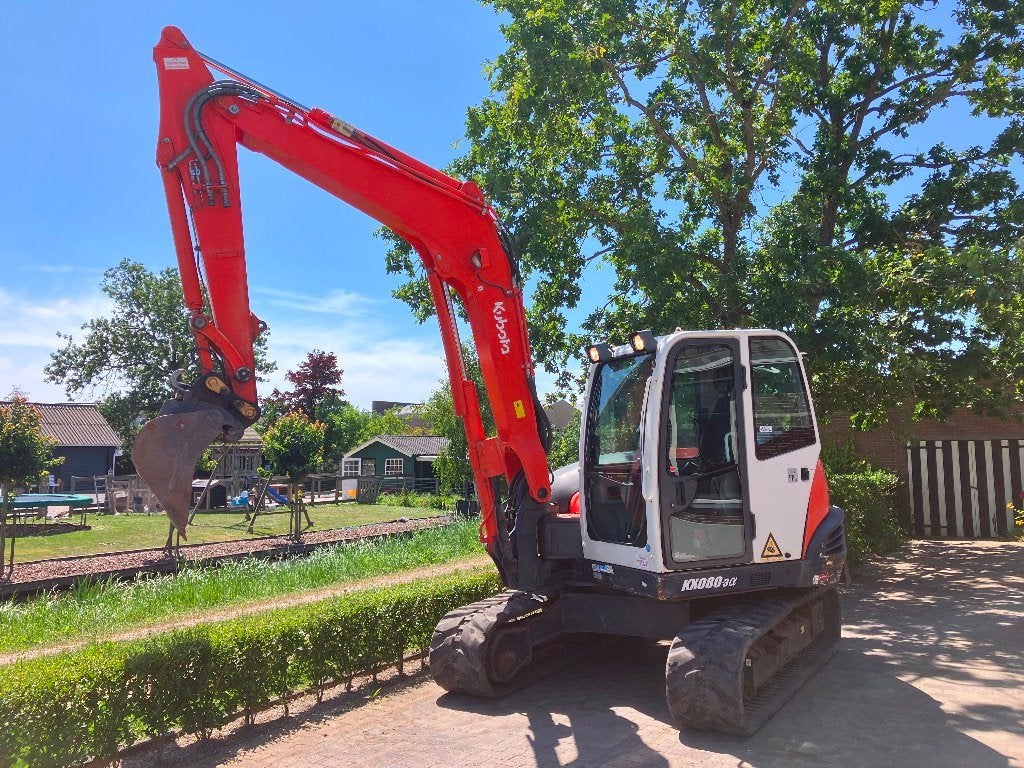 Kubota KX 080-3 A Midigraver | 5670 u | Airco! (bj 2013), Graafmachine