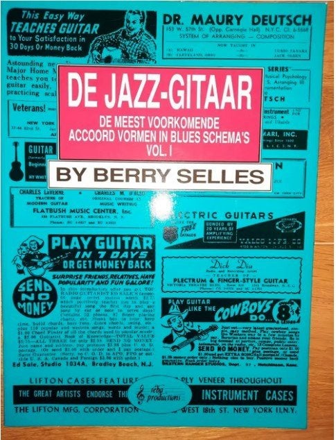 Jazz-gitaar-meest voorkomende accoord vormen blues schema's, Ophalen of Verzenden, Artiest of Componist, Jazz, Gitaar