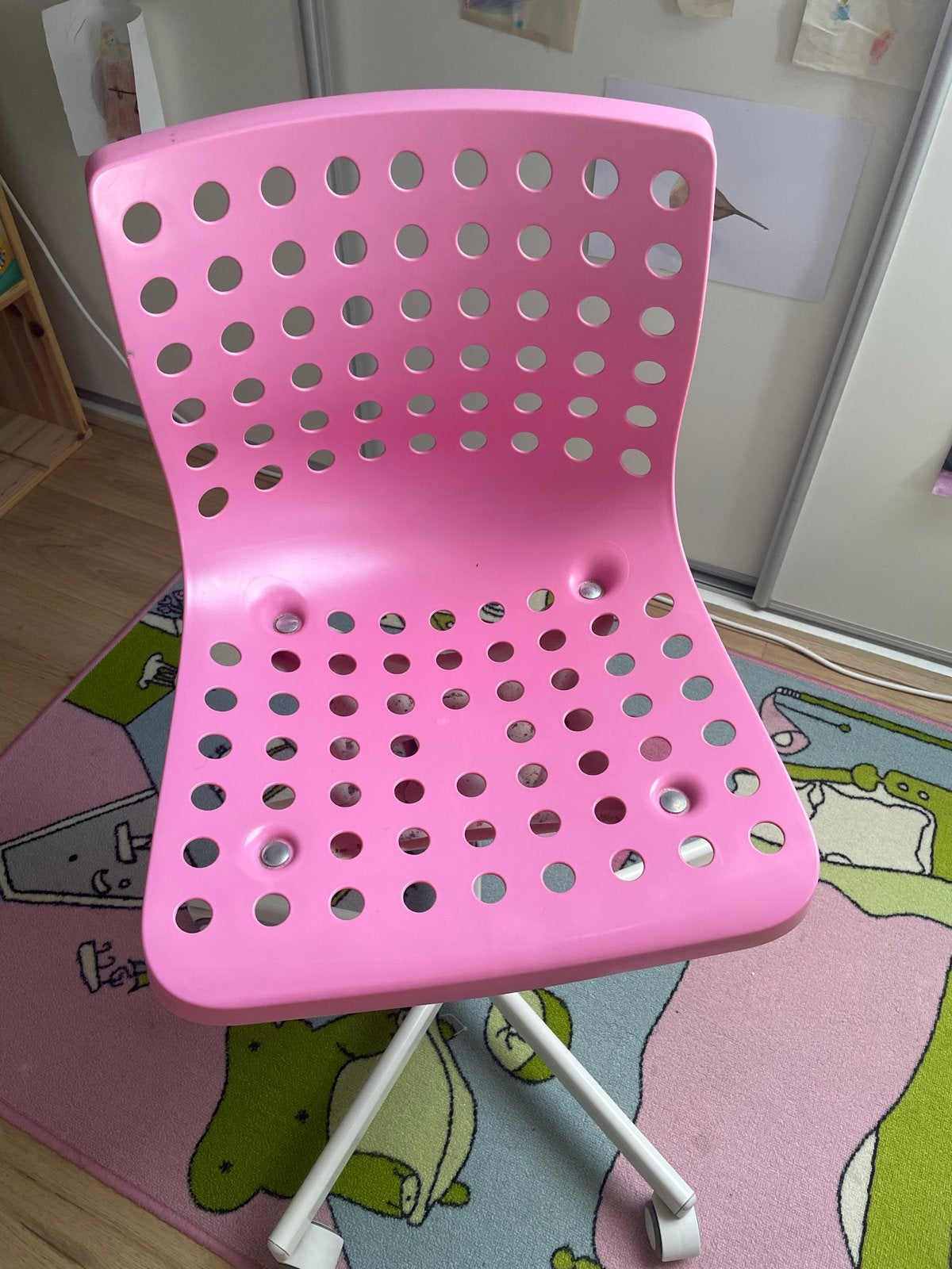 IKEA SKÅLBERG bureaustoel - Roze, Gebruikt, Ophalen, Gebruikt, Roze, Bureaustoel