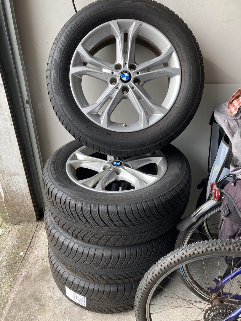 Winterbanden voor BMW X3  incl. Orginele BMW velgen., Auto-onderdelen, Banden en Velgen, Ophalen, 18 inch, Gebruikt, Banden en Velgen