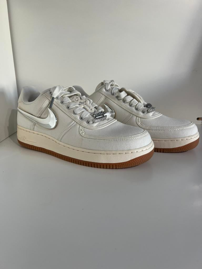 Nike Air Force 1 Travis Scott Sail, Kleding | Heren, Schoenen, ., Wit, Nieuw, Ophalen of Verzenden