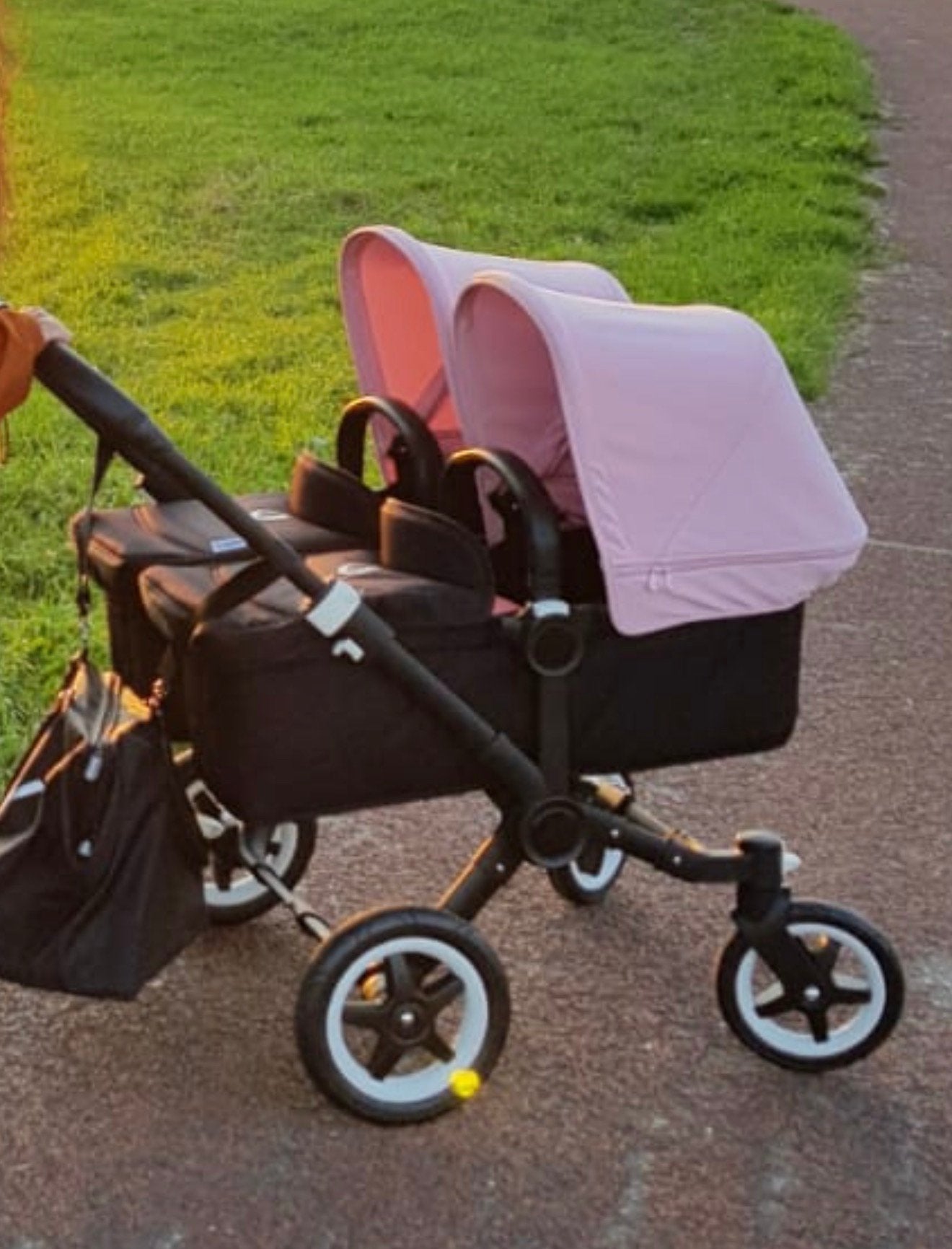 Bugaboo tweeling kinderwagen met alle toebehoren, Ophalen, Zo goed als nieuw, Bugaboo