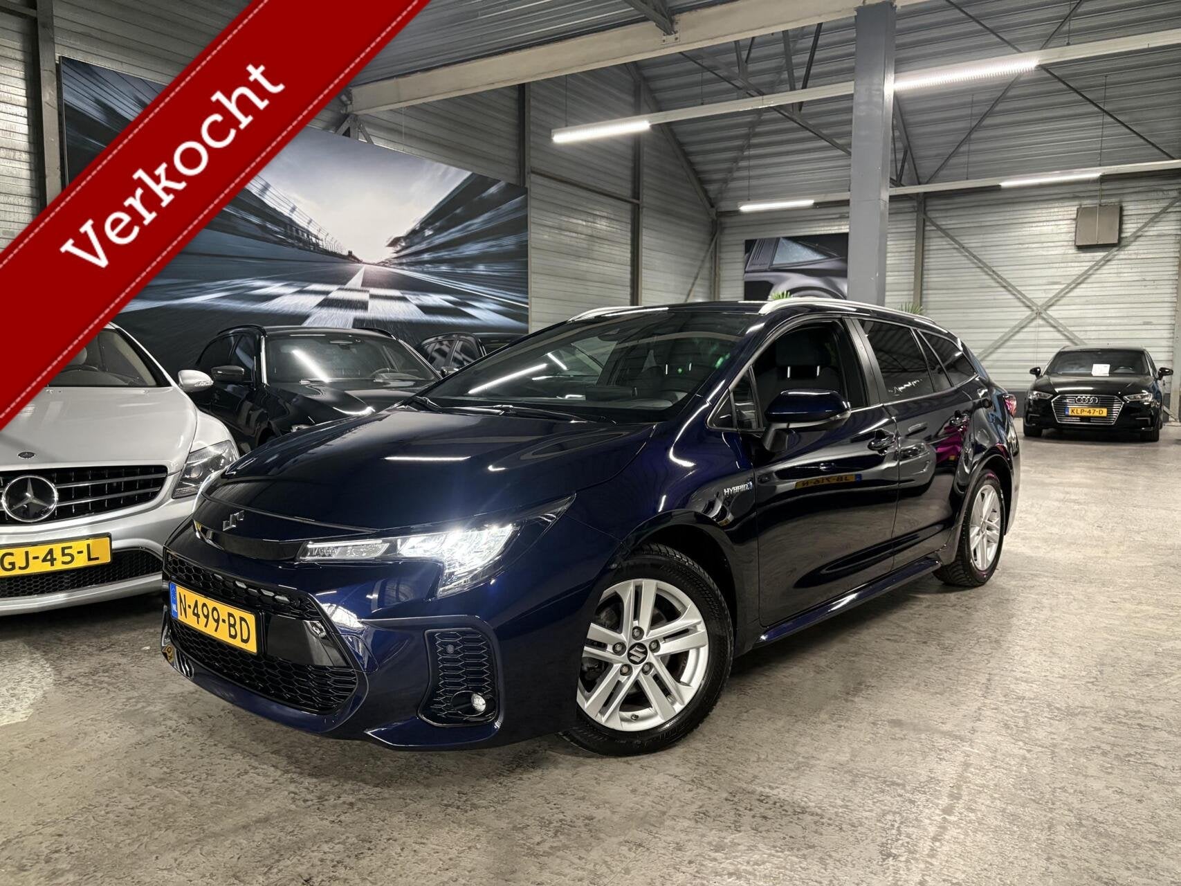 Suzuki Swace 1.8 Hybrid Style | Toyota Corolla | All-season, Auto's, Gebruikt, 4 cilinders, Blauw, Origineel Nederlands