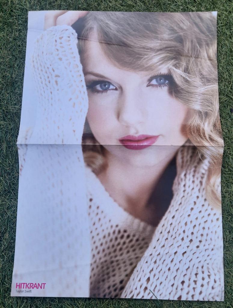 Poster 2x A4 Hitkrant 2009 Taylor Swift / Ian Somerhalder, Verzamelen, Ophalen of Verzenden, Gebruikt, A1 t/m A3, Muziek