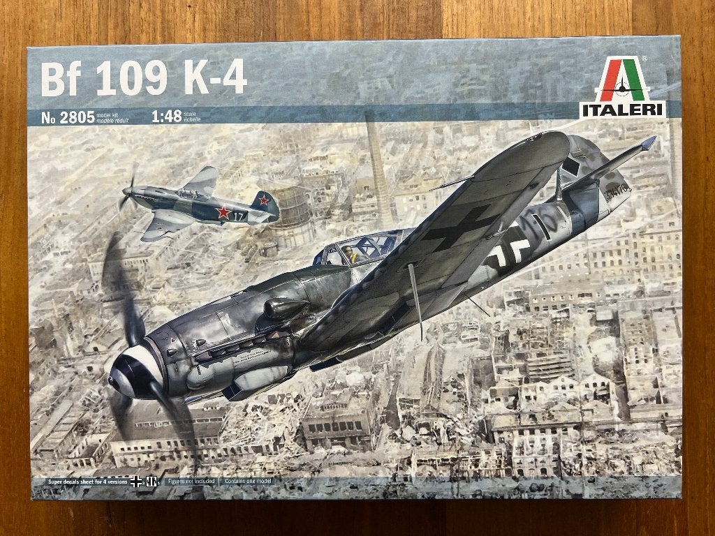 Italeri Bf 109 K-4 1:48 bouwpakket - 2805, Italeri, Nieuw, Ophalen of Verzenden, Groter dan 1:72