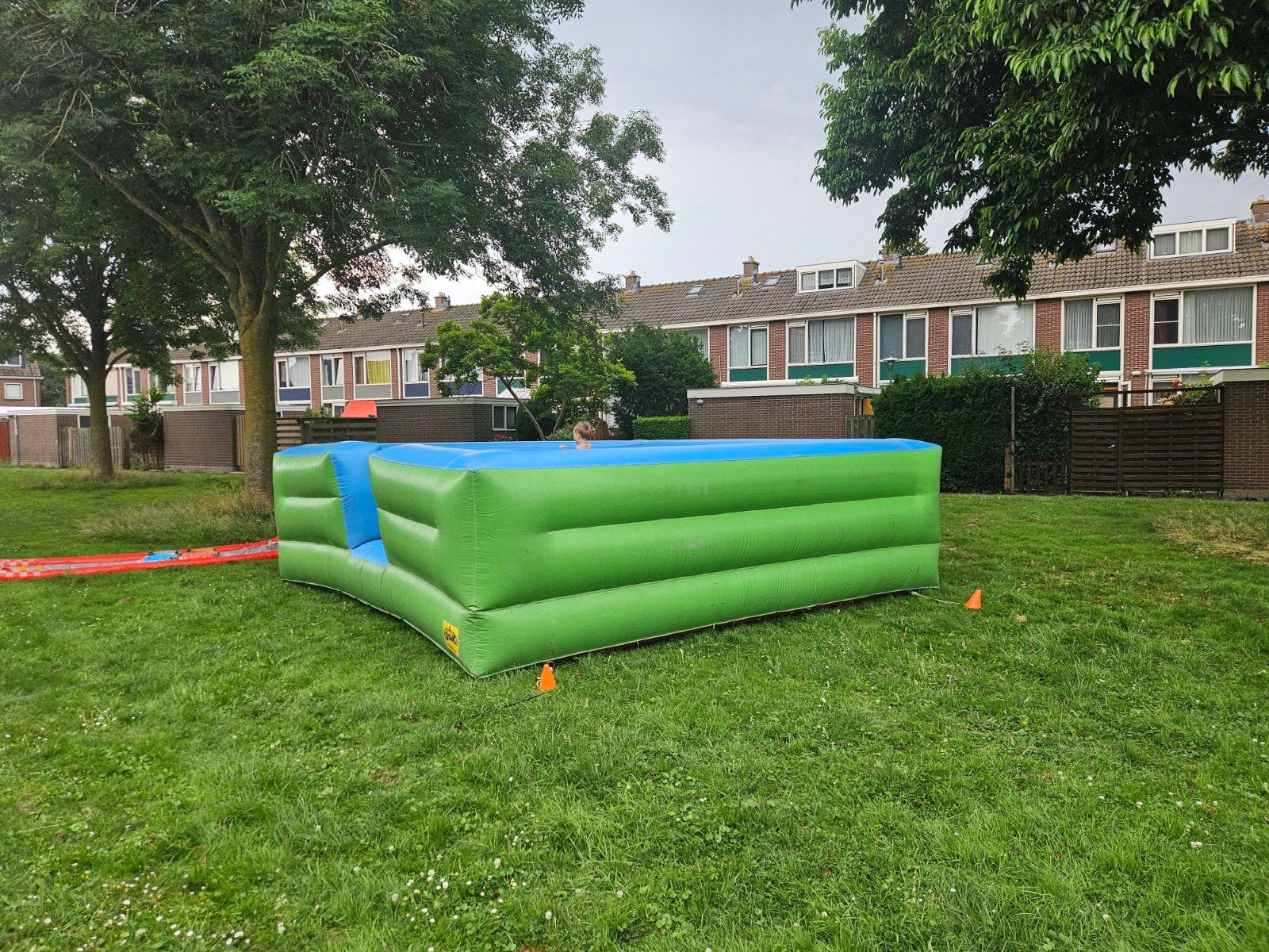 springkussen 5 x 5, Kinderen en Baby's, Ophalen, Gebruikt