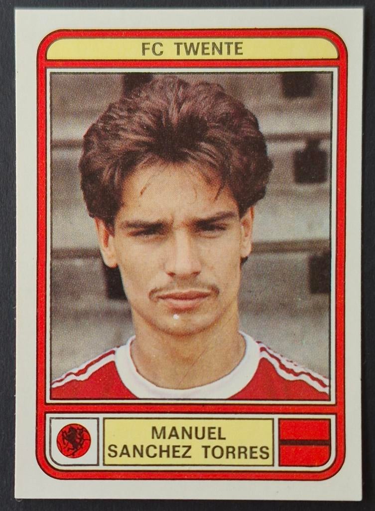 Panini Manuel Sanchez Torres - FC Twente, 1979/1980, Ophalen of Verzenden, Zo goed als nieuw, Sticker