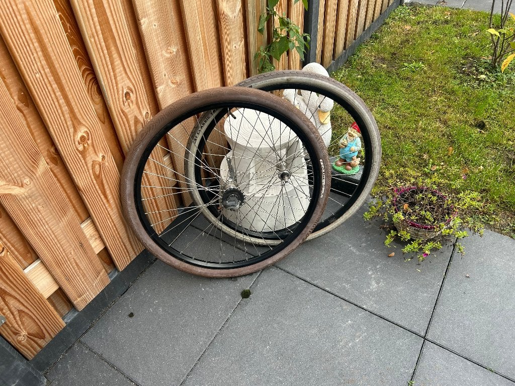 :Set Wielen 28 inch achterwiel 3 NEXUS versne.terugtraprem, Wiel, Gebruikt, Aluminium, Shimano Nexus 3 terugtraprem