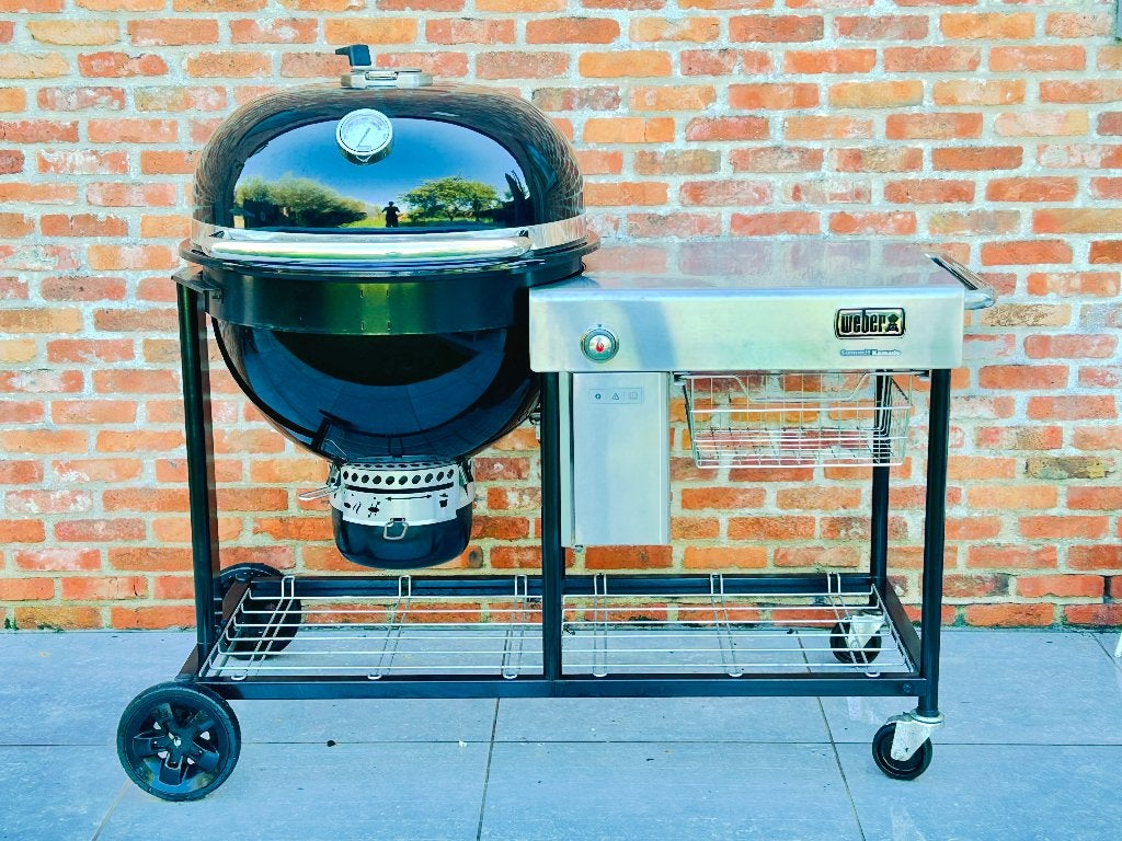 Weber Summit Kamado S6 Charcoal Grill Center, Ophalen, Zo goed als nieuw, Weber, Met accessoires