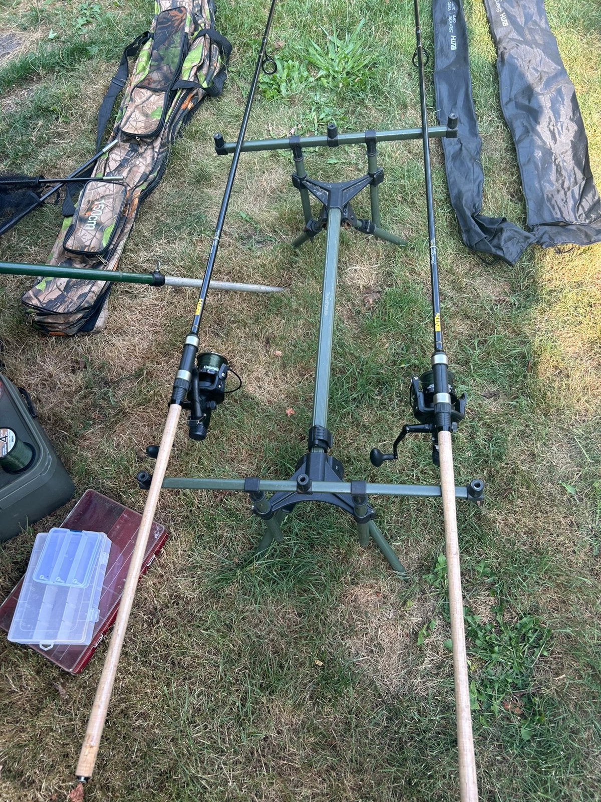 Karper hengels, Watersport en Boten, Ophalen, Gebruikt, Werphengel