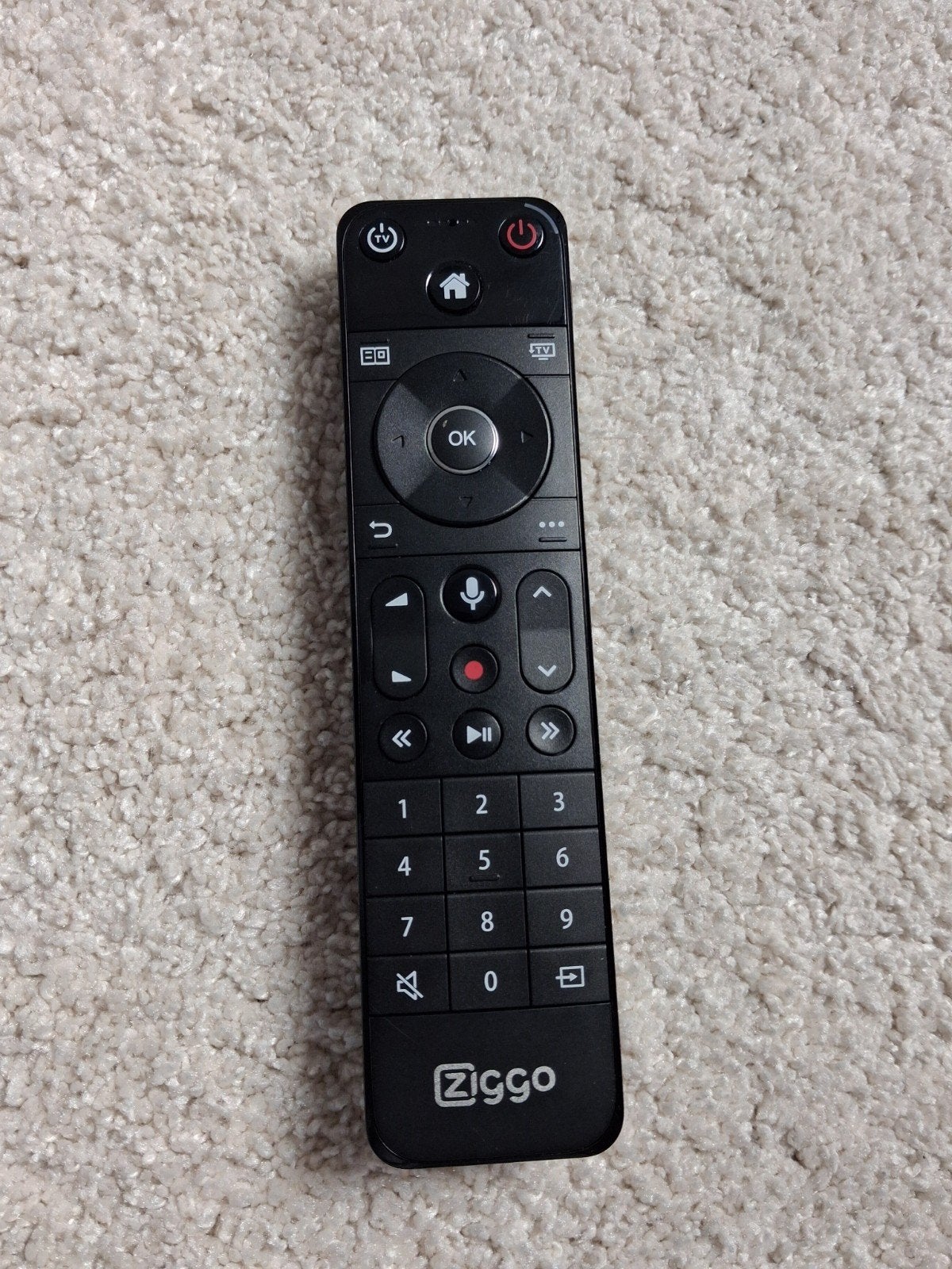 Ziggo afstandsbediening, Ophalen of Verzenden, Zo goed als nieuw, Origineel, Mediaspeler