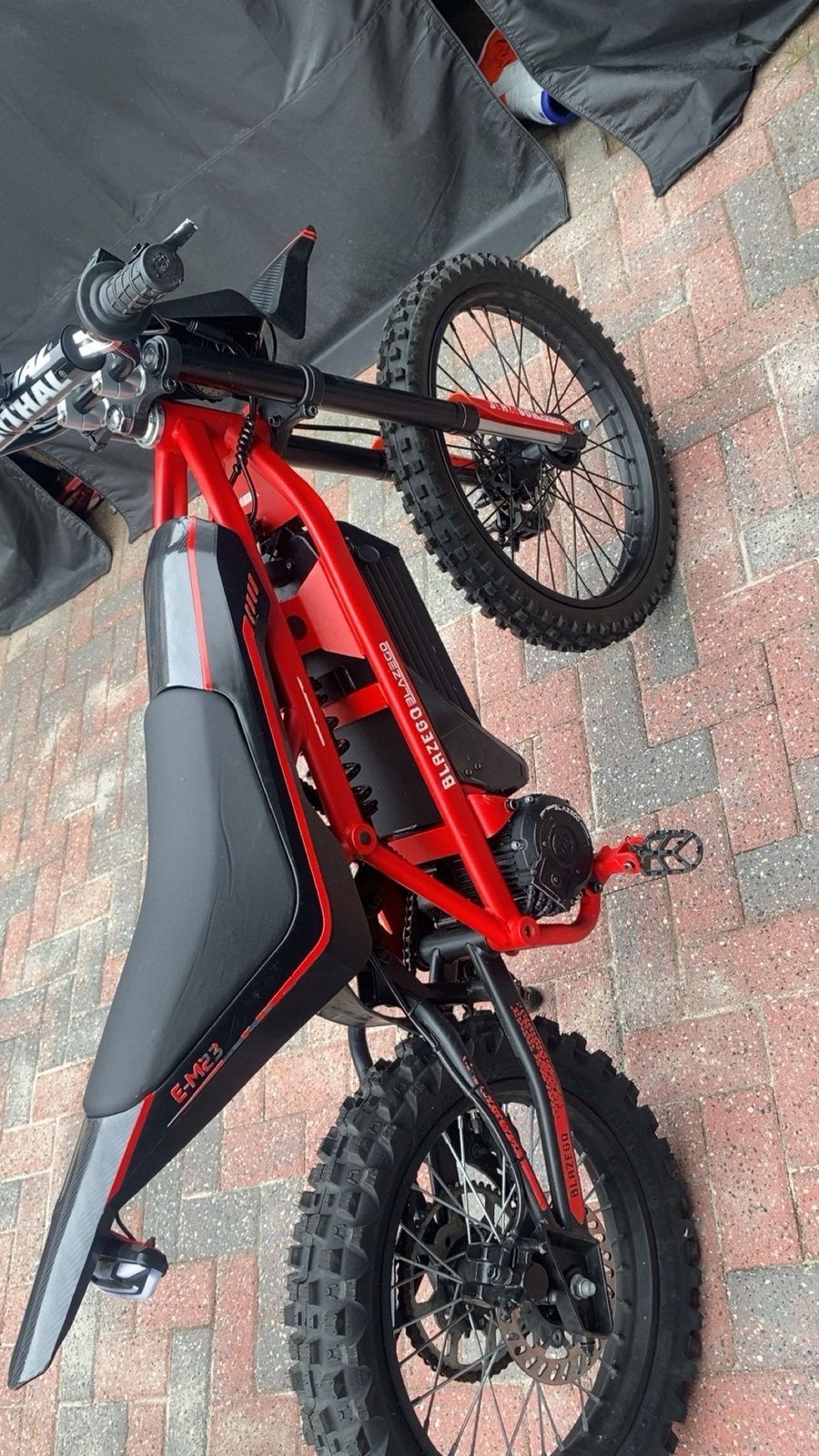 Blaze E-M2 Elektrische Crossmotor, Ophalen, Zo goed als nieuw, Aluminium, Schijfrem