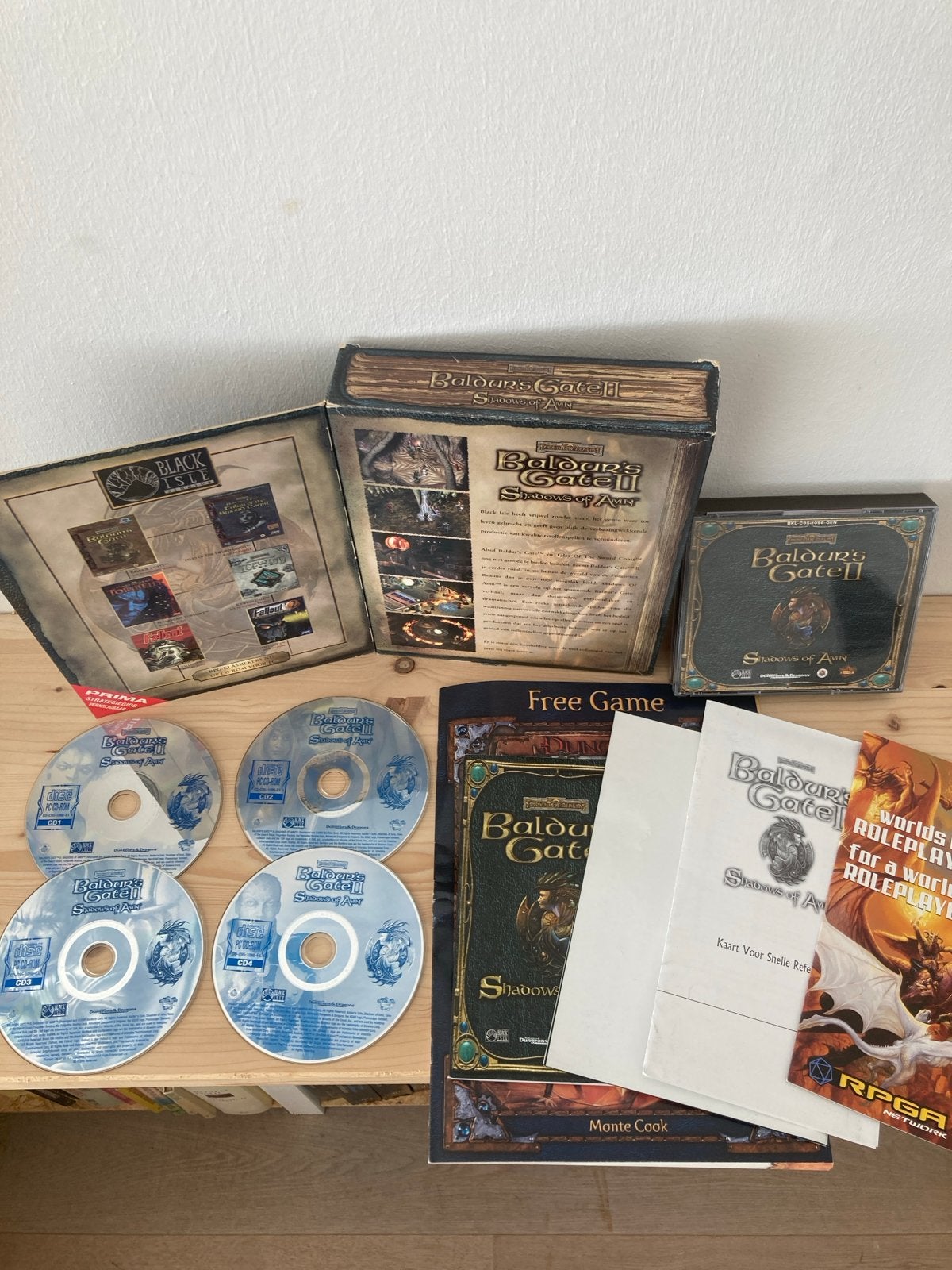 Baldur's Gate II: Shadows of Amn - RPG Klassieker Big Box pc, Gebruikt, 1 speler, Ophalen of Verzenden, Role Playing Game (Rpg)