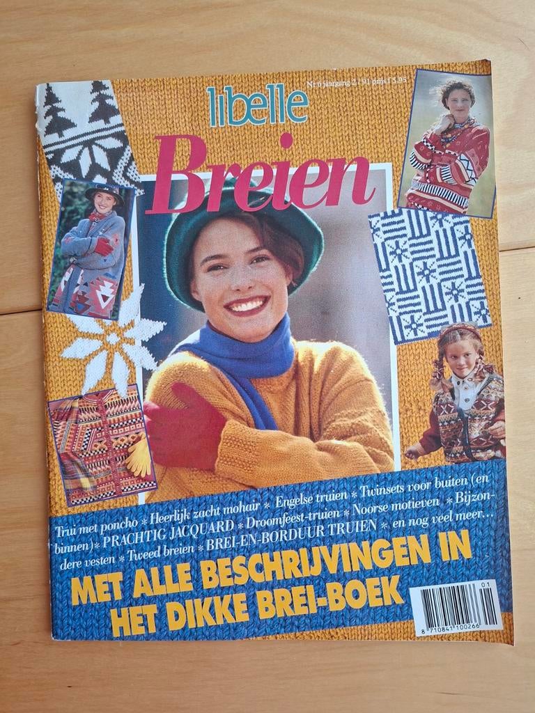 Libelle Breien - Het Dikke Brei-Boek (1991), Verzenden, Gebruikt, Breien, Patroon of Boek