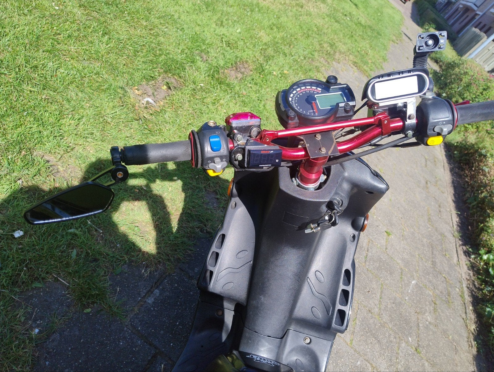 Peugeot Speedfight 2 met 70cc Malossi en Stage6 uitlaat, Ophalen