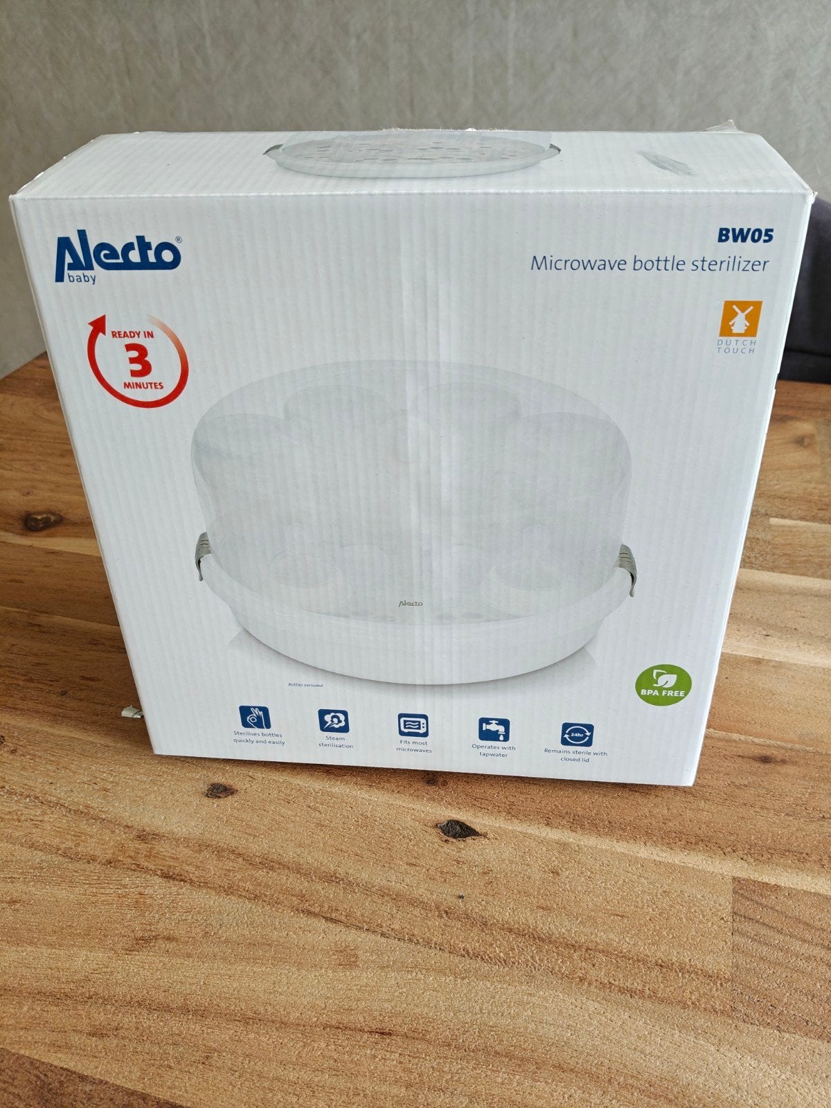 Alecto Baby BW05 Magnetron Flessensterilisator, Ophalen of Verzenden, Nieuw