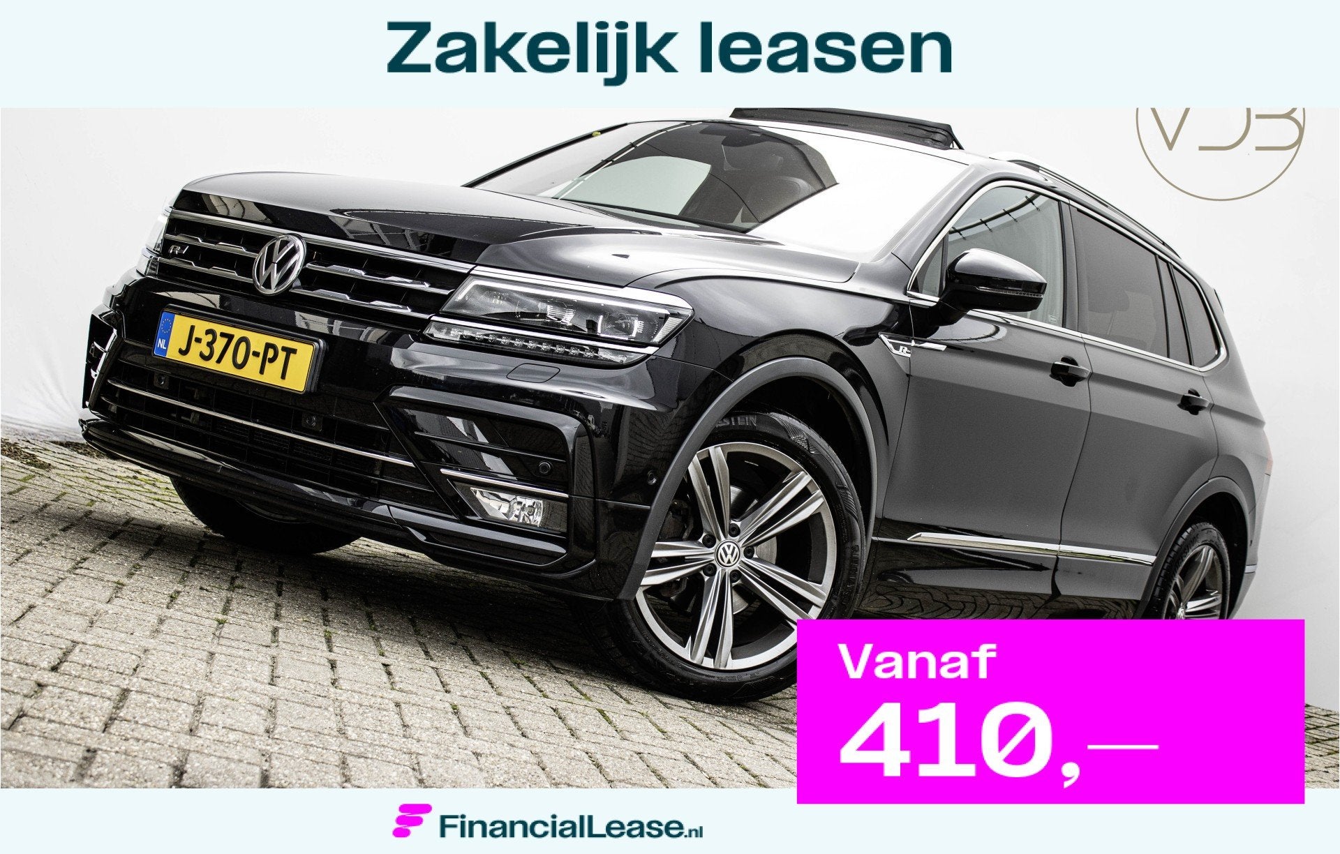 Volkswagen Tiguan Allspace 1.5 TSI Highline Business R 7-Per, Zwart, Origineel Nederlands, Bedrijf, SUV of Terreinwagen