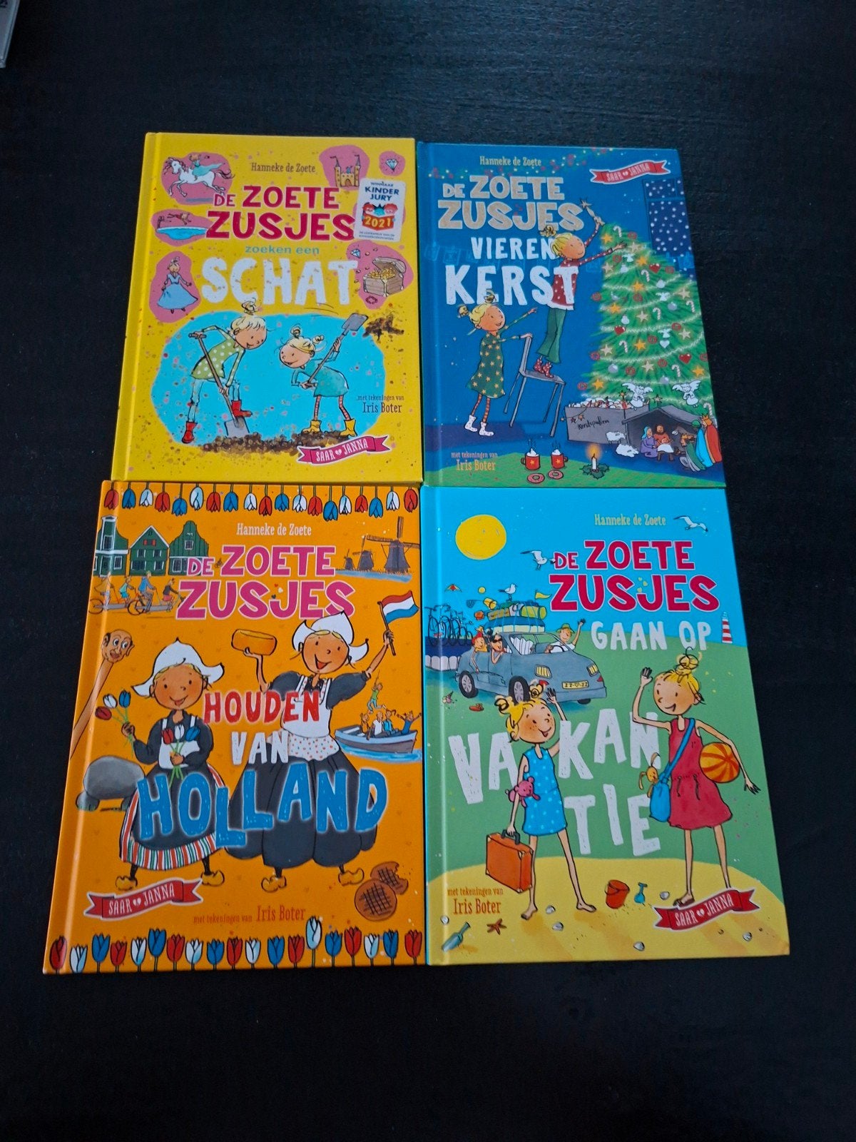 De Zoete Zusjes boeken - 4-delige set, Ophalen of Verzenden, Zo goed als nieuw, Hanneke de Zoete, Fictie algemeen