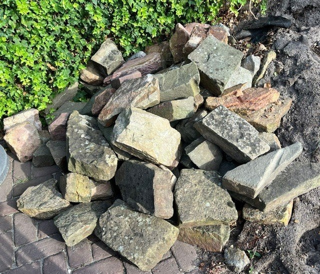 Gratis partij natuurstenen – gratis af te halen!, Ophalen, Overige materialen, Gebruikt, Kei
