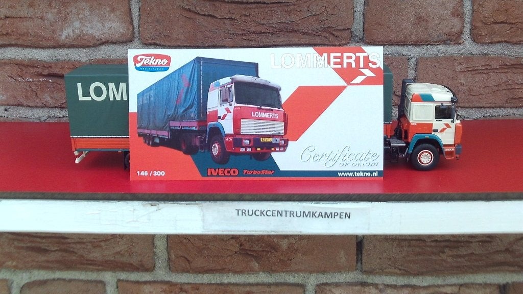 Tekno  Iveco  Turbostar  van  Lommerts., Ophalen of Verzenden, Nieuw, Bus of Vrachtwagen, Tekno