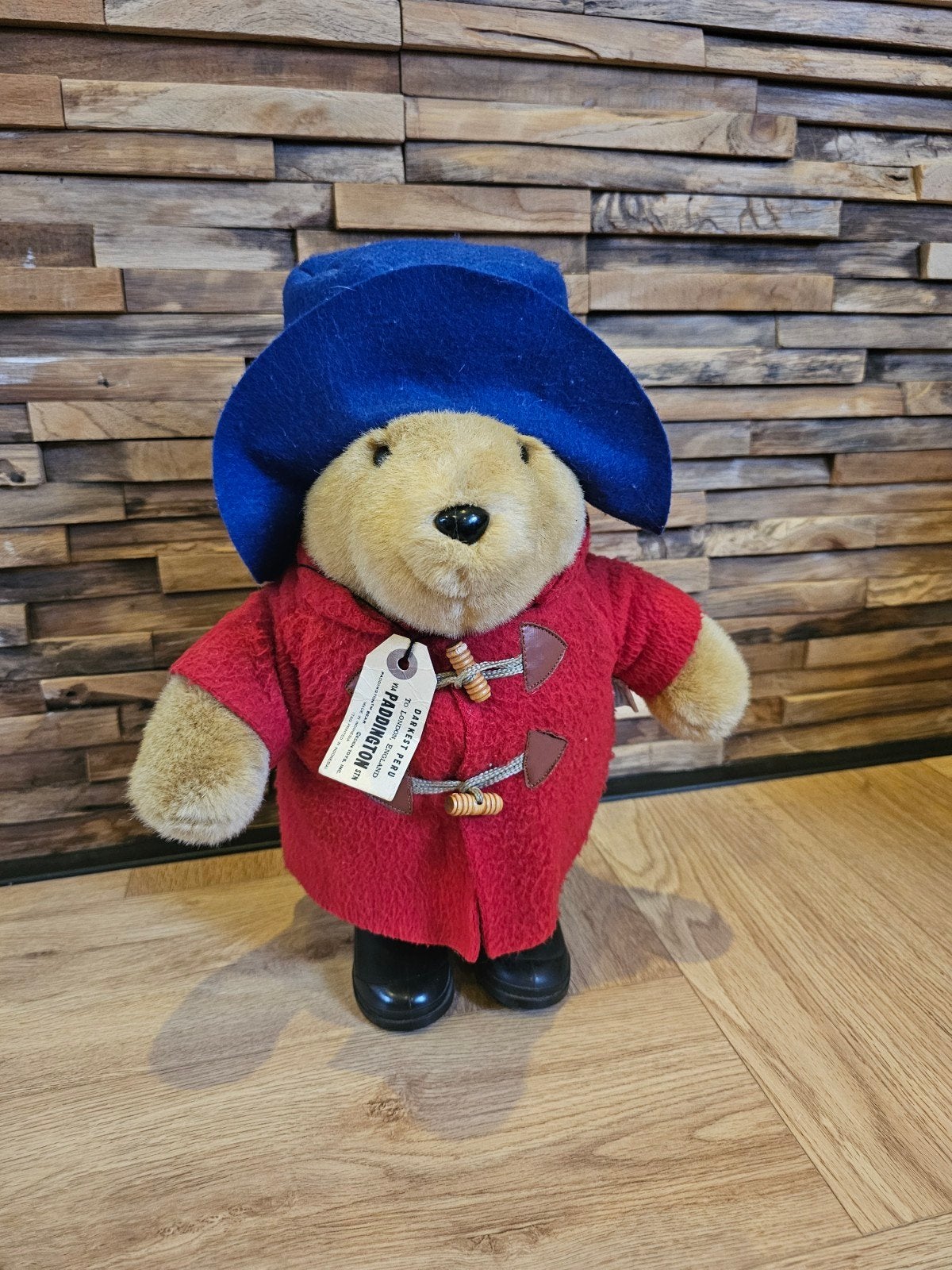 Paddington Beer met rode jas en blauwe hoed, Overige merken, Overige karakters, Beer, Ophalen of Verzenden