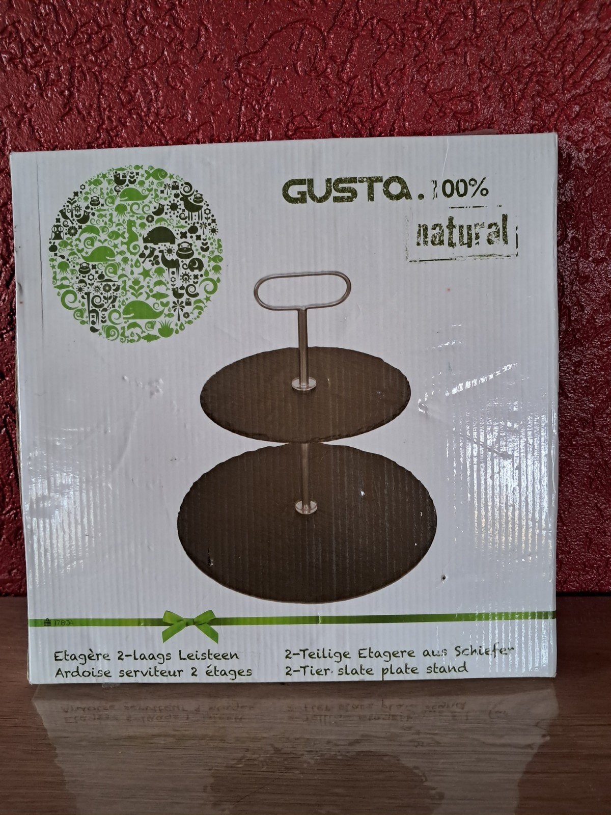 Nieuw etagère van leisteen van het merk Gusta., Ophalen of Verzenden, Nieuw, Natuurlijk materiaal, Demontabel