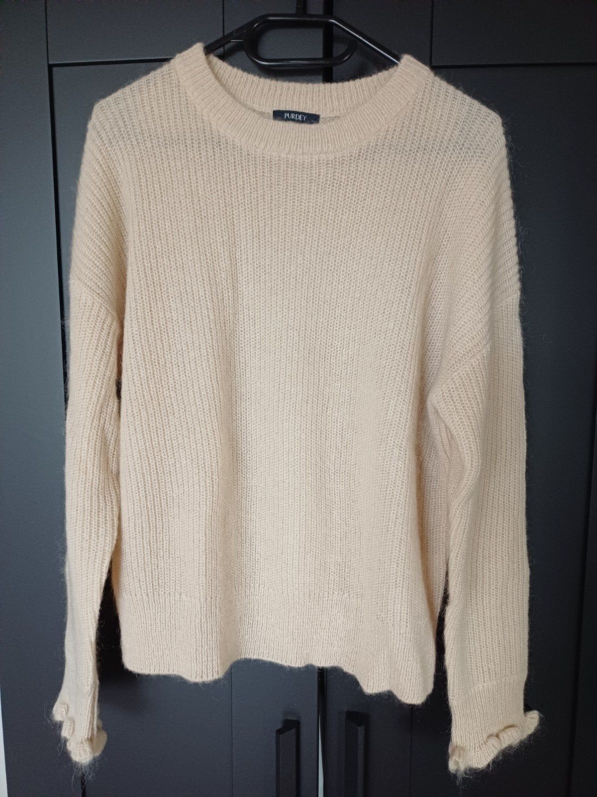 Nieuwe zandkleurige trui van Purdey maat L, Ophalen of Verzenden, Nieuw, Maat 38/40 (M), Beige