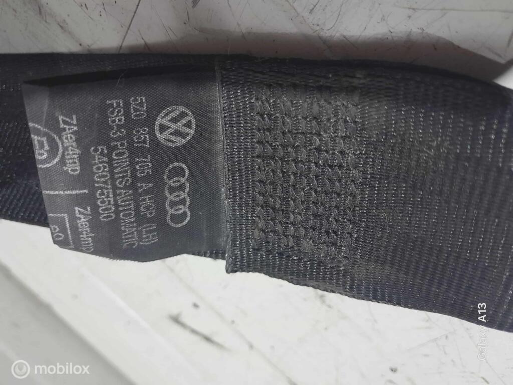 Gordel Volkswagen Fox 5Z0857705A 5Z0857706A, Gebruikt, Ophalen of Verzenden