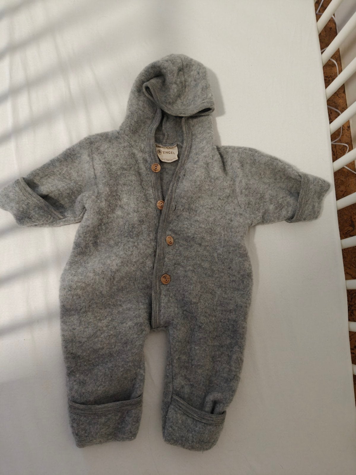 Engel Baby Overall 100% Scheerwol - Maat 50/56 (0-3M), Kinderen en Baby's, Ophalen, Zo goed als nieuw